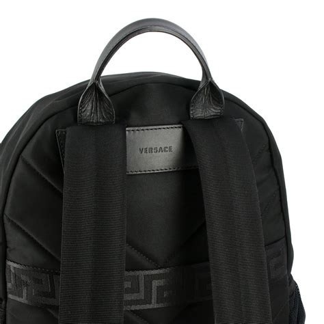 versace back pack|Versace backpacks for men.